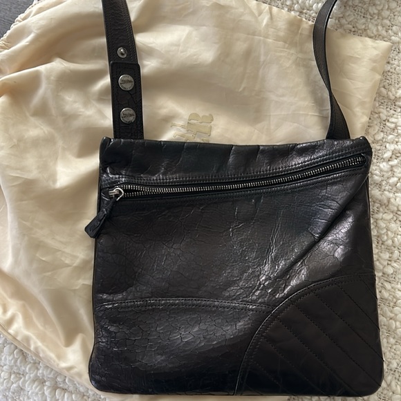 Very rare beautiful vintage cross body JEAN PAUL GAULTIER black leather - Picture 13 of 13